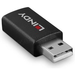 Bloqueur de données USB 2.0 Lindy (Noir)