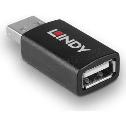 Bloqueur de données USB 2.0 Lindy (Noir)