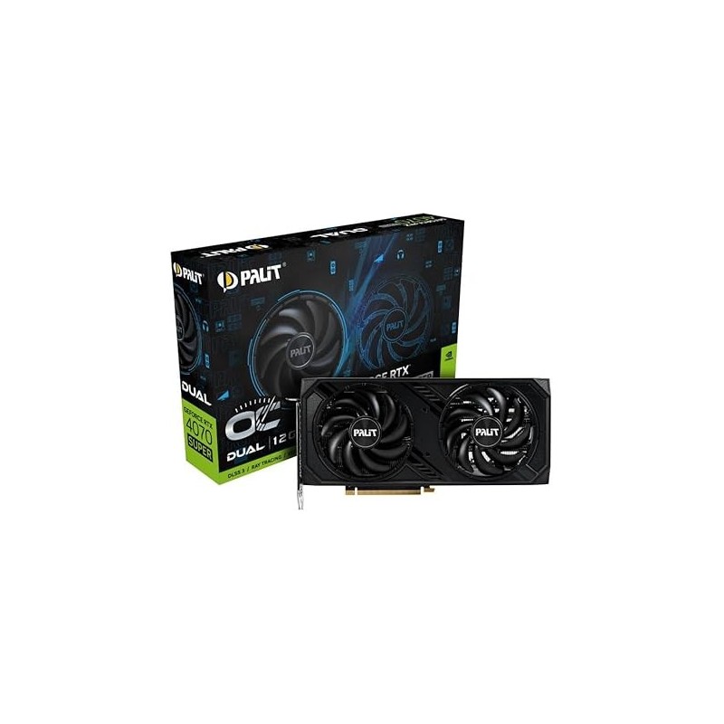 Carte Graphique Nvidia Palit GeForce RTX 4070 Super Dual OC 12Go