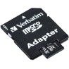 Carte mémoire Micro SD Verbatim Pro U3 - 64Go avec adaptateur