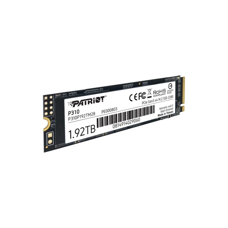 Disque SSD Patriot P310 2To  - M.2 NVMe Type 2280