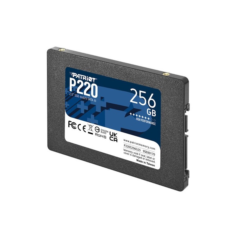 Disque SSD Patriot P220 256Go - S-ATA 2,5